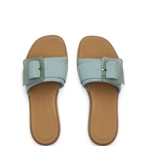 Reef Women's Sandals in Light Blue and Tan